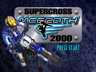 Jeremy McGrath Supercross 2000 (Europe) Title Screen